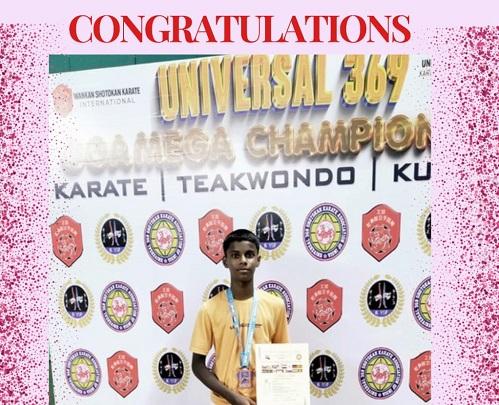 Karate Champion Achievement