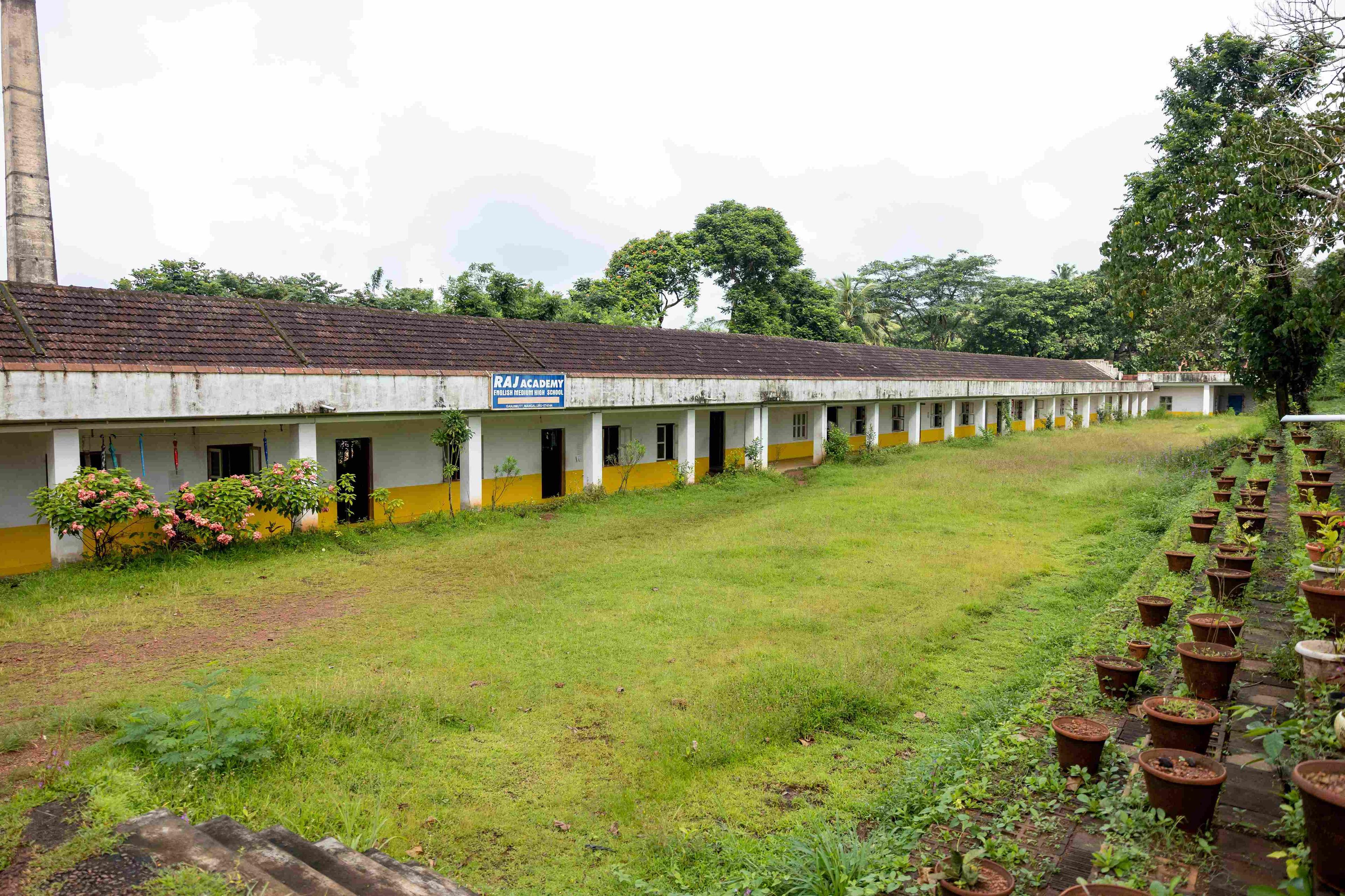 School campus view